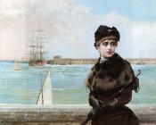 维托里奥梅特奥柯尔克斯 - An elegant Woman at St Malo